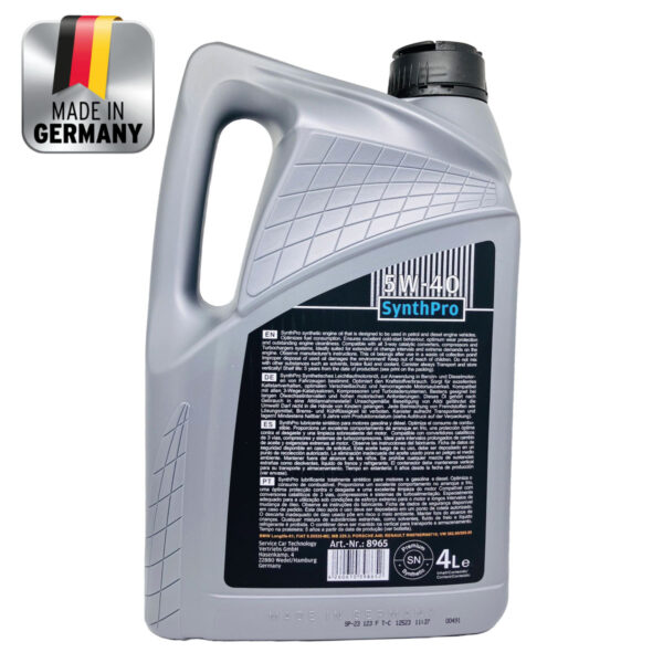 Aceite Sintentico Plusparts 5W-40 4 litros 8965 - Image 2