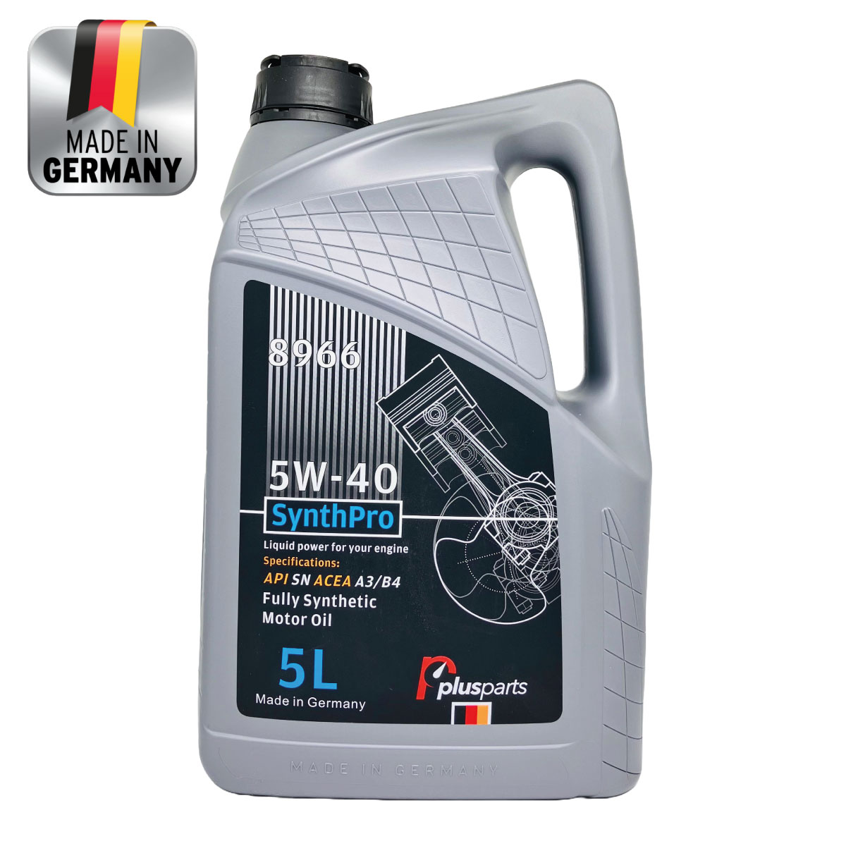 Aceite Sintetico Plusparts 5W-40 5 litros 8966