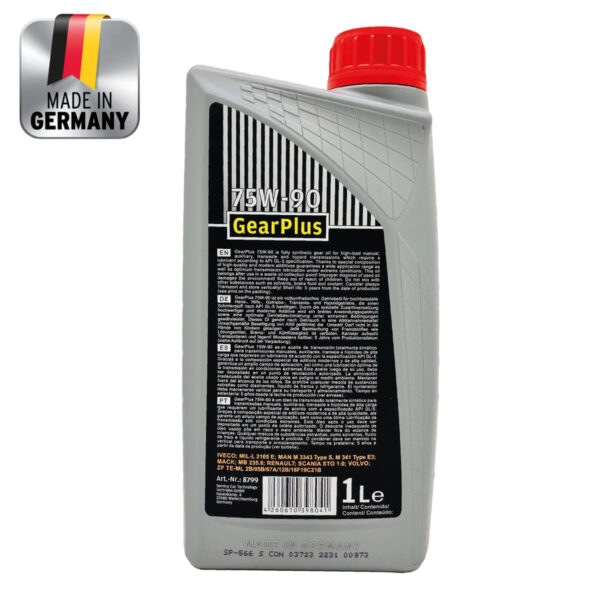 Aceite Plusparts de Transmision Manual Sintetico 75W-90 - Image 2