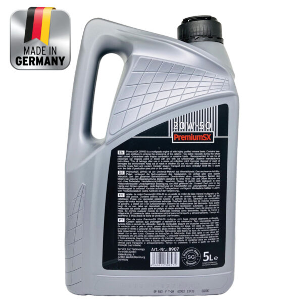Aceite Mineral Multigrado 20W-50 5 Litros 8907 - Image 2