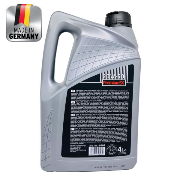 Aceite Mineral Multigrado 20W-50 4 Litros 8908 - Image 2
