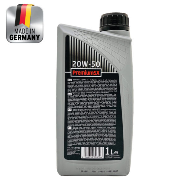 Aceite Mineral Multigrado 20W-50 1 Litro 8909 - Image 2